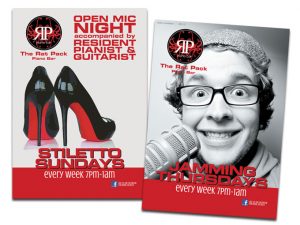 Events' posters for The Ratpack Pianobar