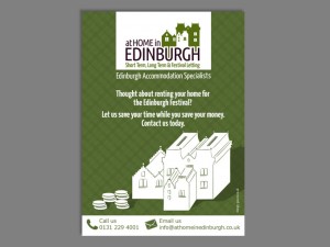 Flyer for At Home in Edinburgh