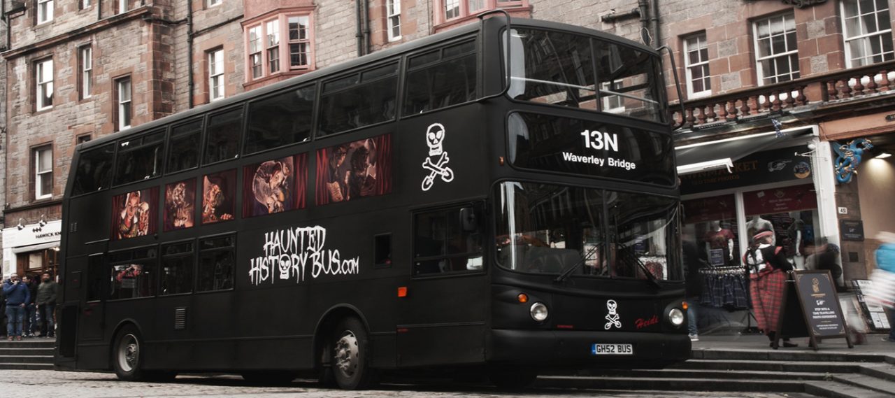 Vehicle Graphics for Small Business: Haunted History Bus Livery Design