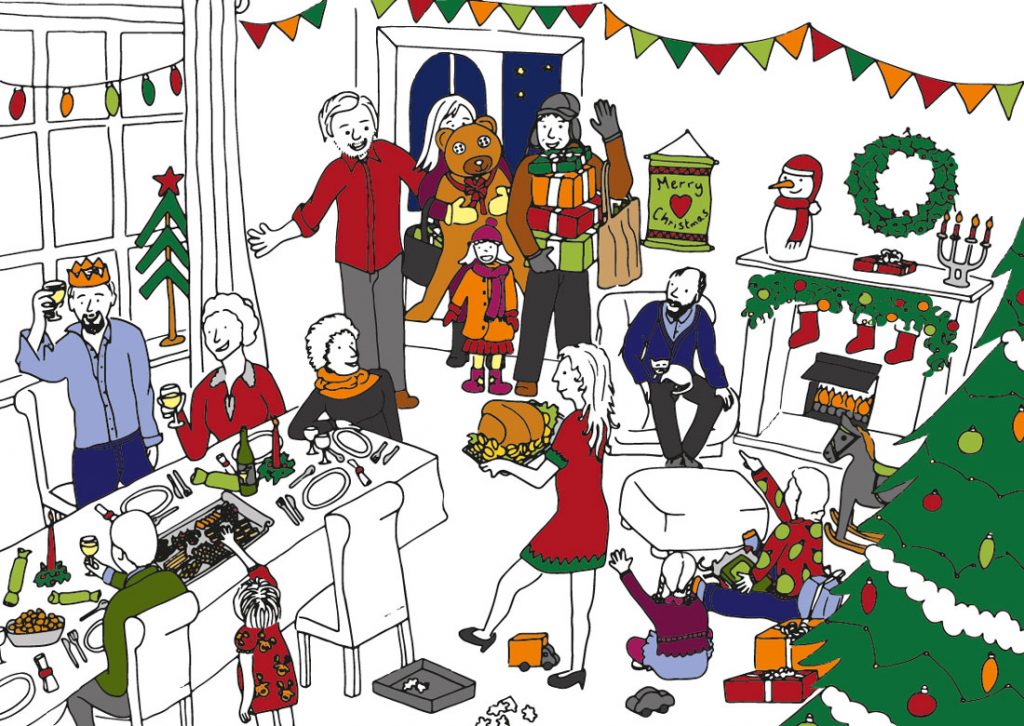 Loft Boarding Scotland Bespoke Illustration: Make room for Christmas