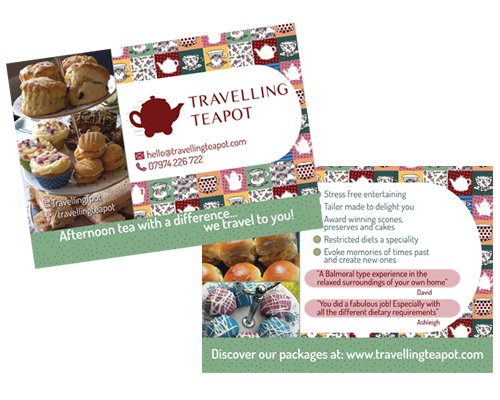 Flyer for Travelling Teapot