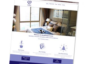 Website for Cloud 9 apartments